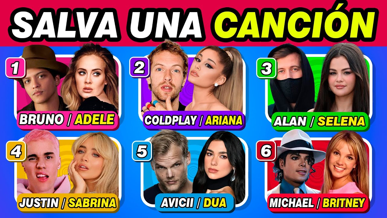 👉 ¿Cuál canción en inglés elegirías? 🔥 Los mejores éxitos de artistas reconocidos 🎶