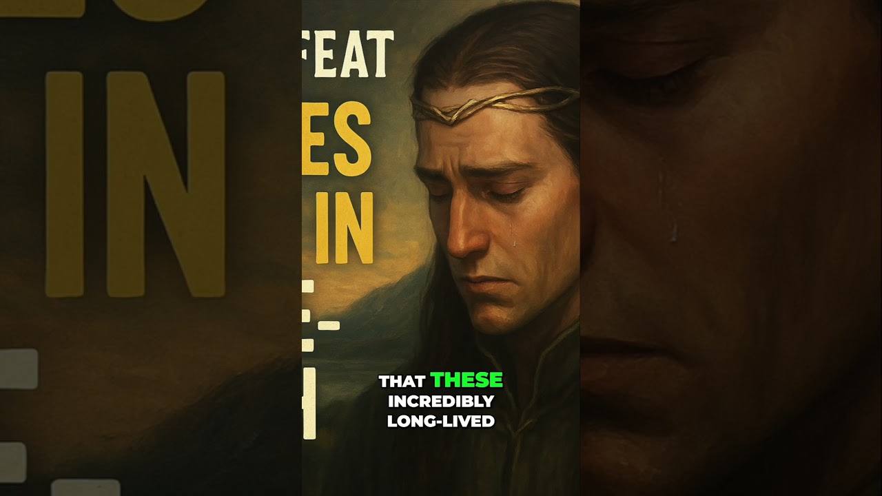Tolkien's Elves: Sorrow & the Price of Immortality