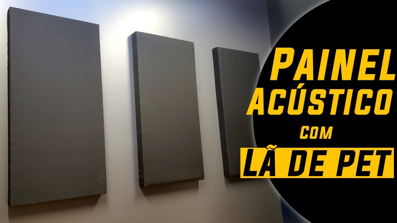 Melhorando a Acústica do Novo Estúdio com Painel Acústico de Lã de Pet - TioChico