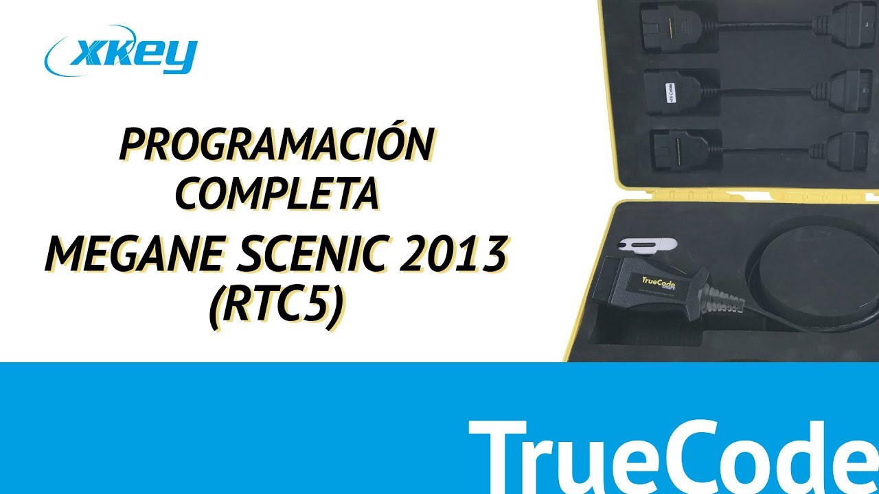 TRUE CODE - Programación completa tarjetas Megane Scénic 2011+
