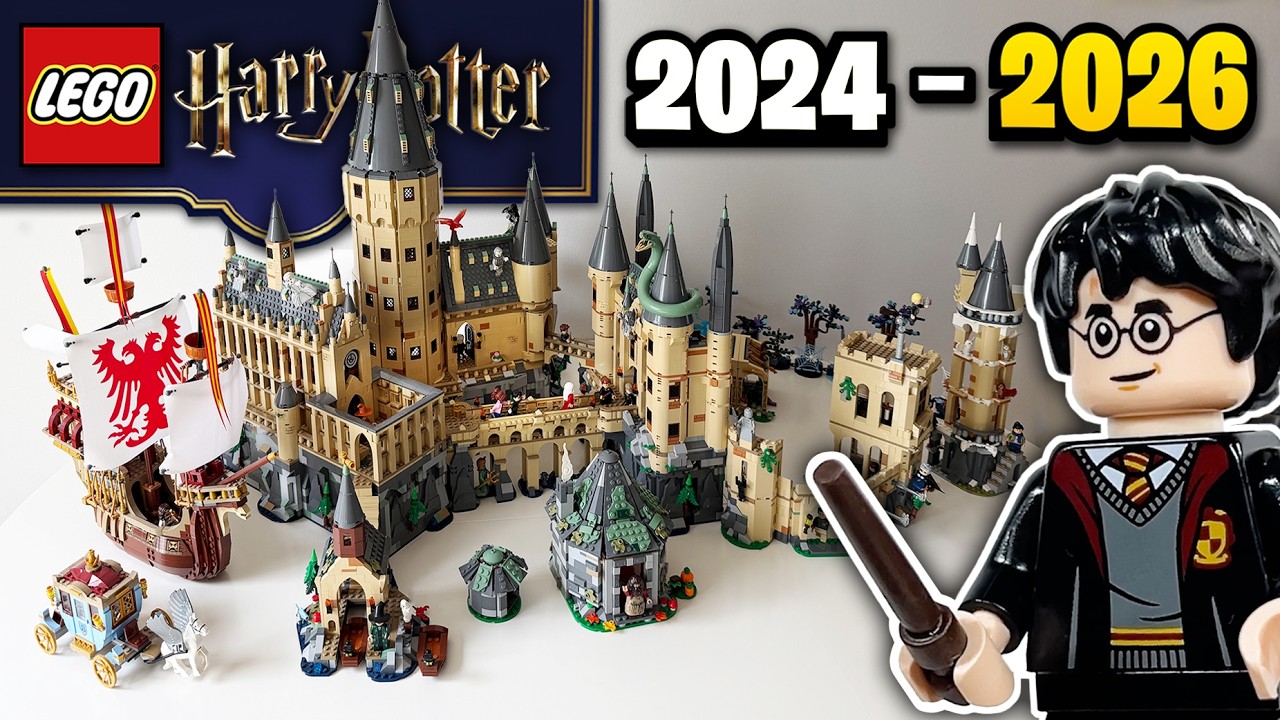 Собираем ВСЕ самые детализированные наборы LEGO Harry Potter: Замок Хогвартс (2024&ndash;2026)