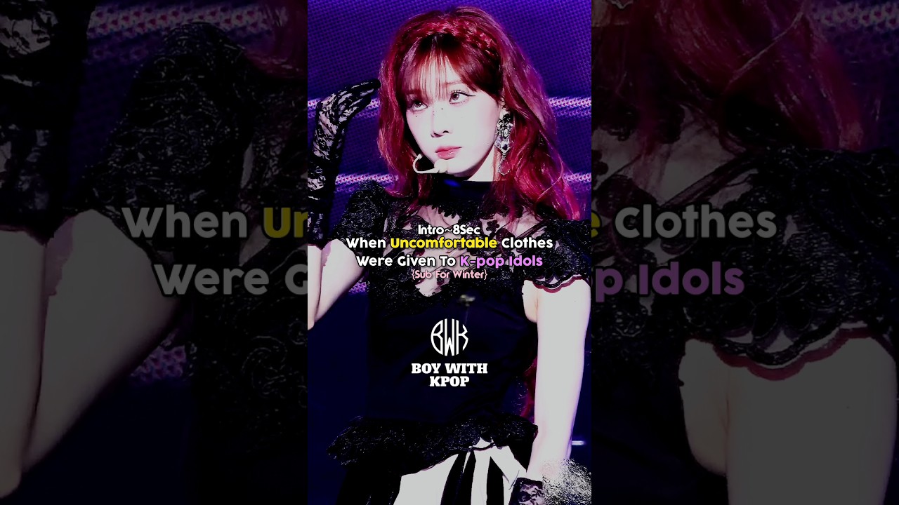 When uncomfortable clothes given to kpop idols #kpop #kpopshorts #fyp #trending #viral