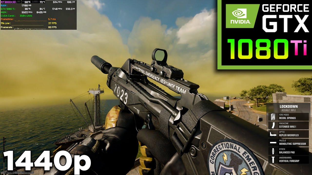 Call of Duty: Warzone | GTX 1080 Ti 11GB (MAX Settings Gameplay in 1440p QHD) | FSR 3.1 ON