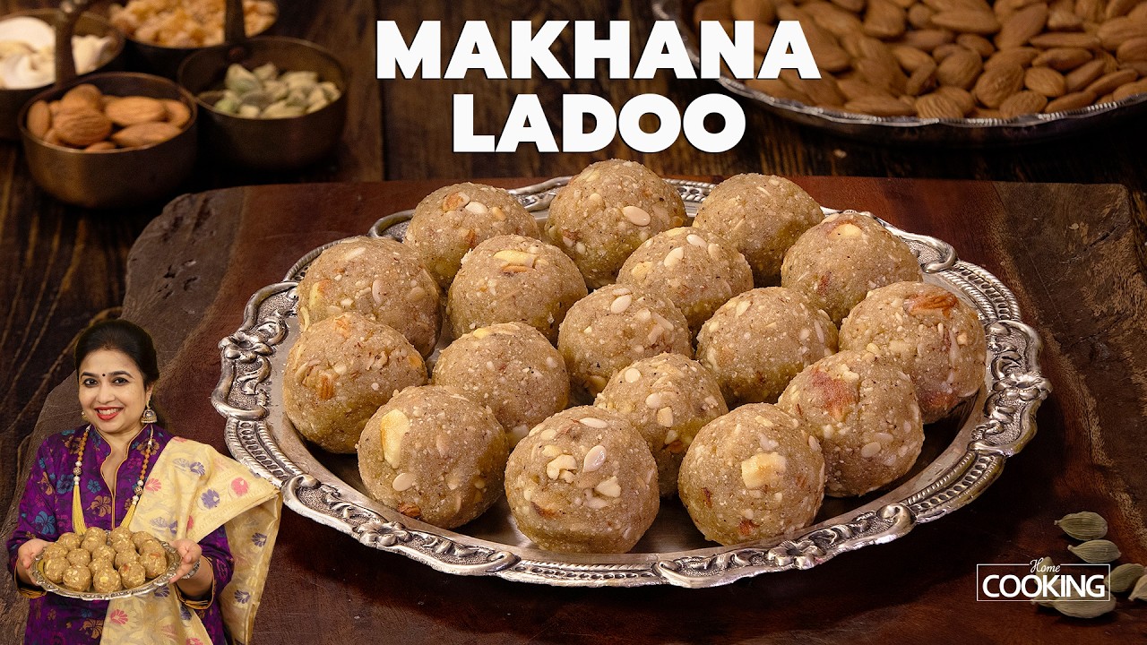 Makhana Ladoo Recipe | High Protein Laddu | Navratri Special | Healthy Indian Sweets