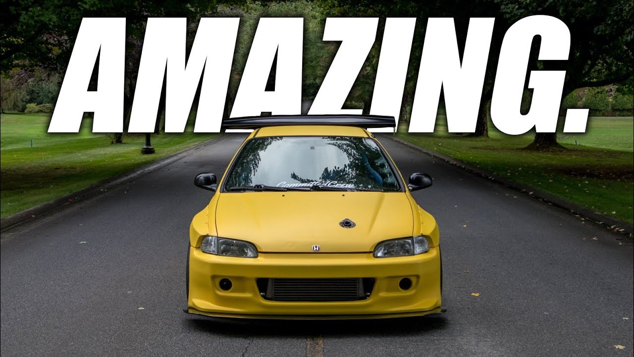 WIDEBODY EG CIVIC REVEAL! Color and Bodykit COMPLETE!