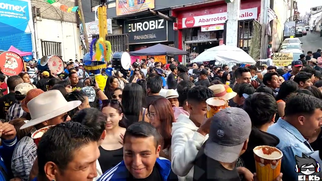 Carnaval San Pablo Oztotepec 2024 | Recorrido de la comparsa Oztotepec |