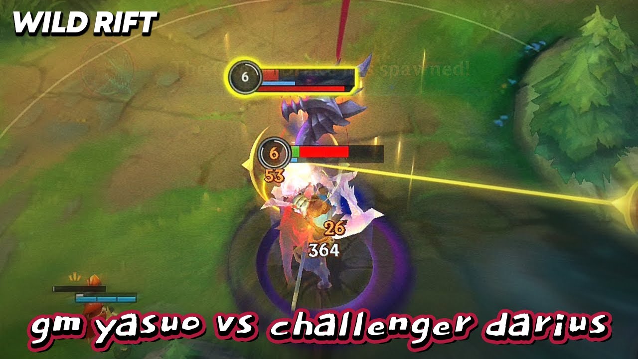 Baron lane Yasuo is EASY?『GM YASUO VS C1 DARIUS』【WILD RIFT】