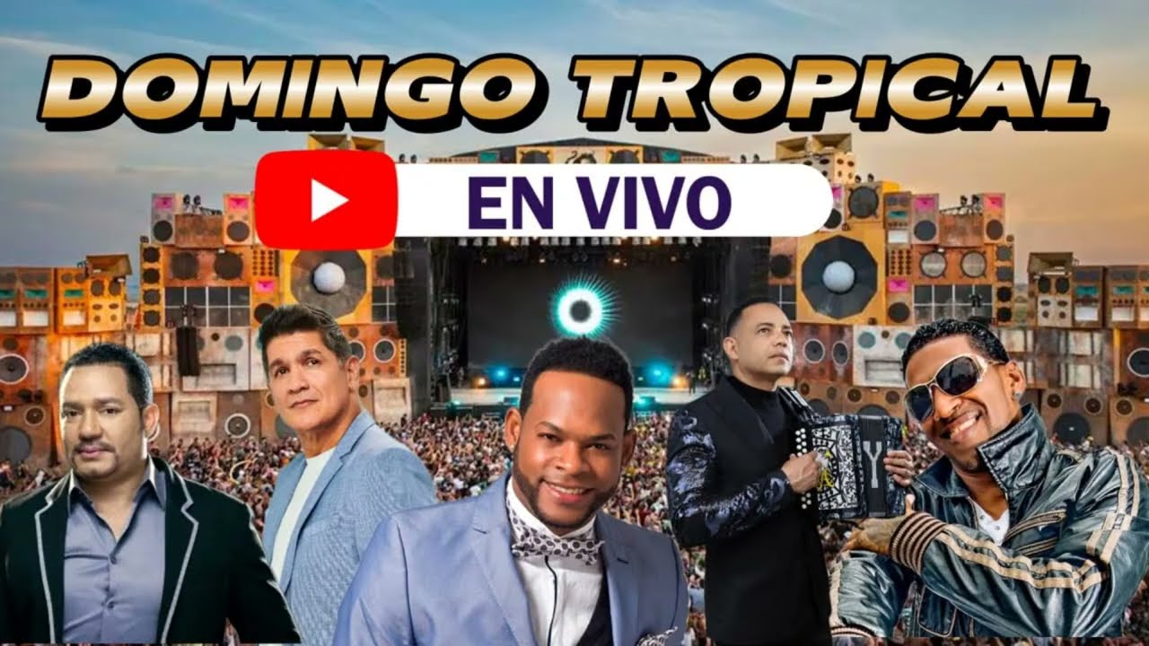 DOMINGO TROPICAL # 1 - Lo mejor del merengue, la salsa y la bachata.