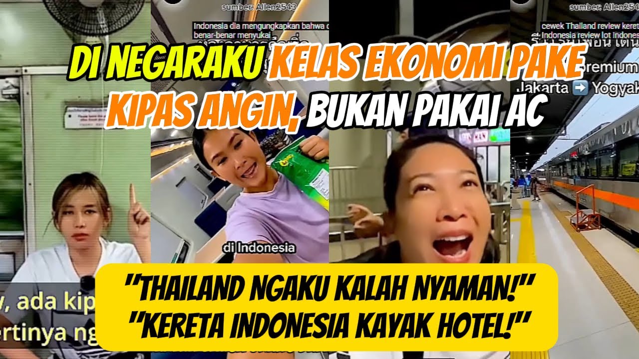 Dikira Kereta Murah Biasa, Turis Thailand Tak Sangka Ternyata Sekelas Negara Maju!