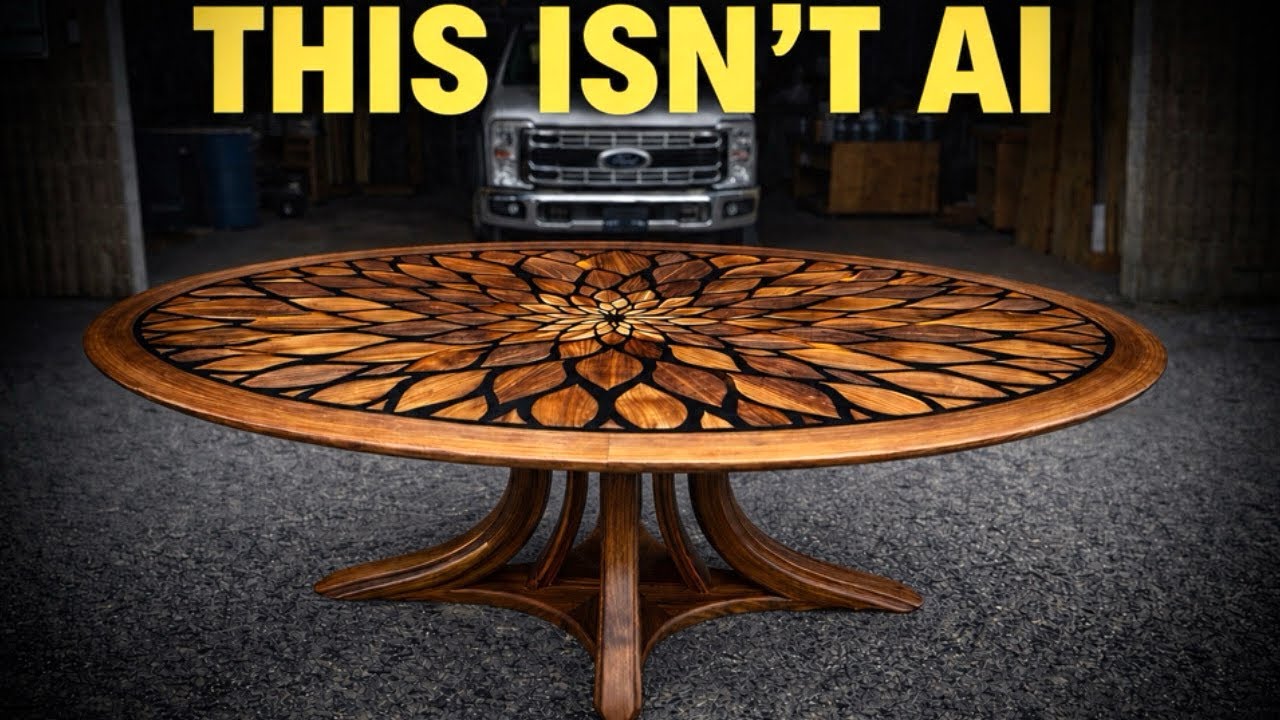 Building a One-of-a-Kind Walnut Dining Table #woodworking #craft #diy