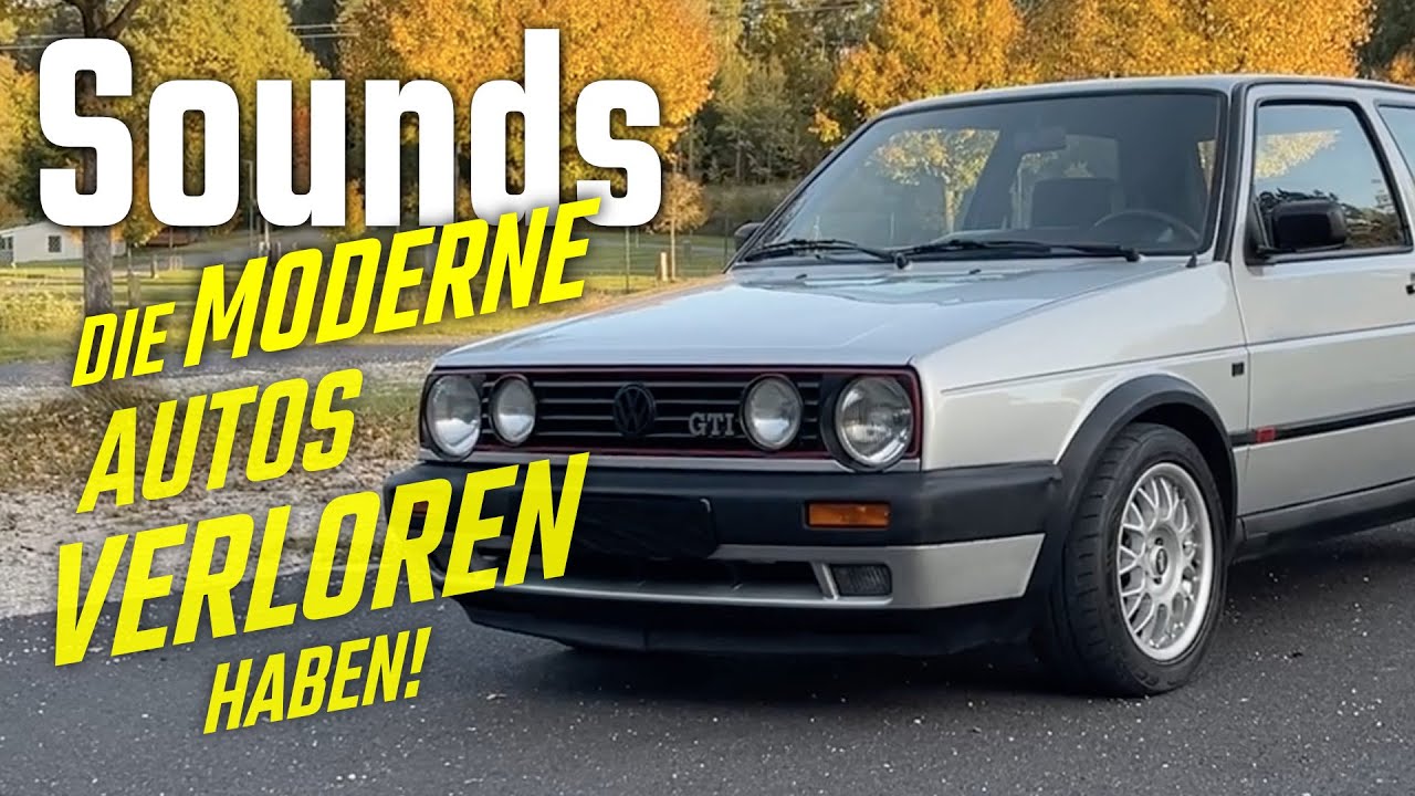 Geräusche, die moderne Autos VERLOREN haben: VW Golf 2 GTI Sound & Erinnerung #vwgolf #vwclassic