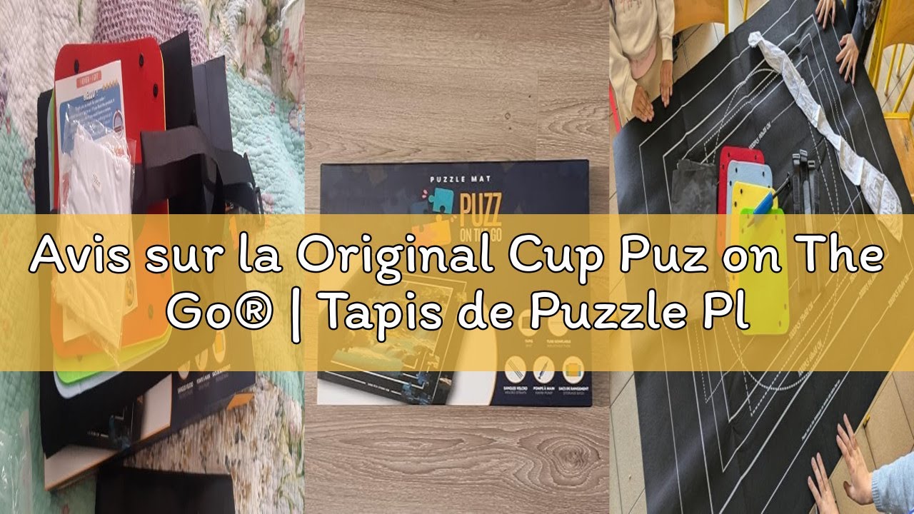 Avis sur la Original Cup Puz on The Go® | Tapis de Puzzle Pliable Géant 140x100cm | Support Puzzles