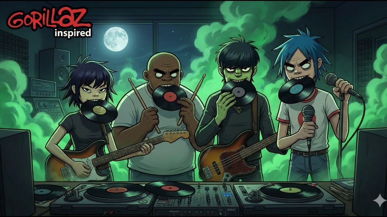 Kill Bill [UNDERGROUND] – Psycho Album REBOUND – Gorillaz Inspired AI Remix | Trip-Hop, Alt Hip-Hop