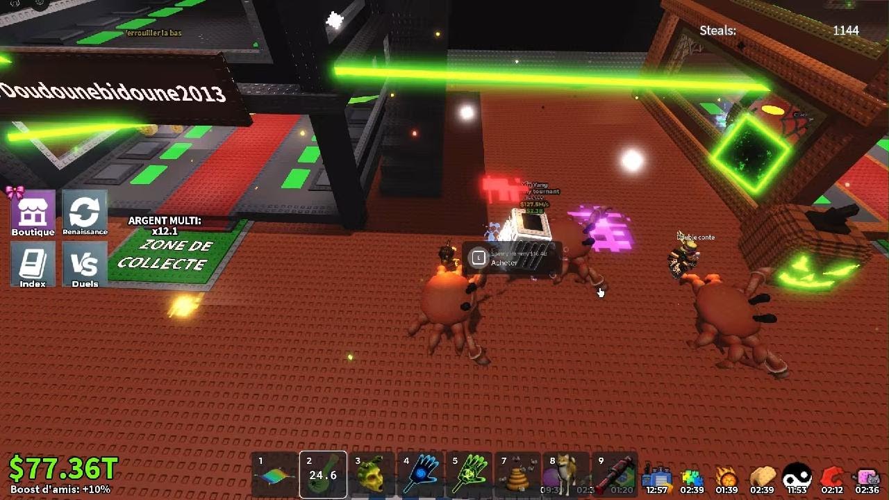 Mon jour de chance dans steal brainrot