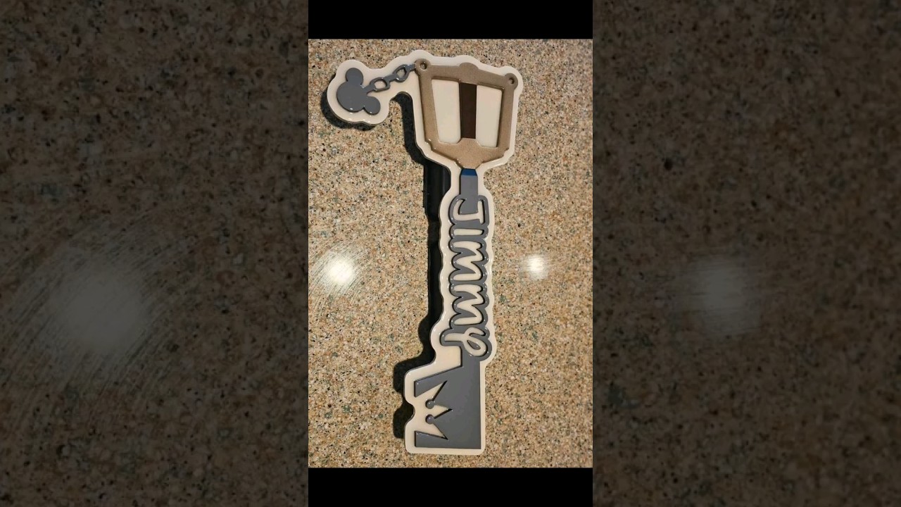 #Laser #epoxy #kingdomhearts sign #xtool #lasercutting #laserengraving #custom #pewpew #co2 #resin