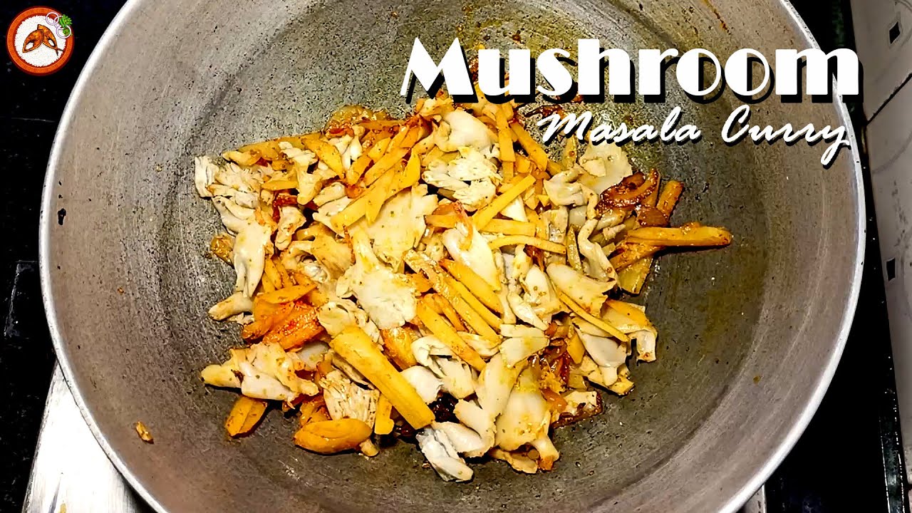 Mushroom Masala Curry | Mushroom Curry | Easy Mushroom Recipe | Spicy Mushroom