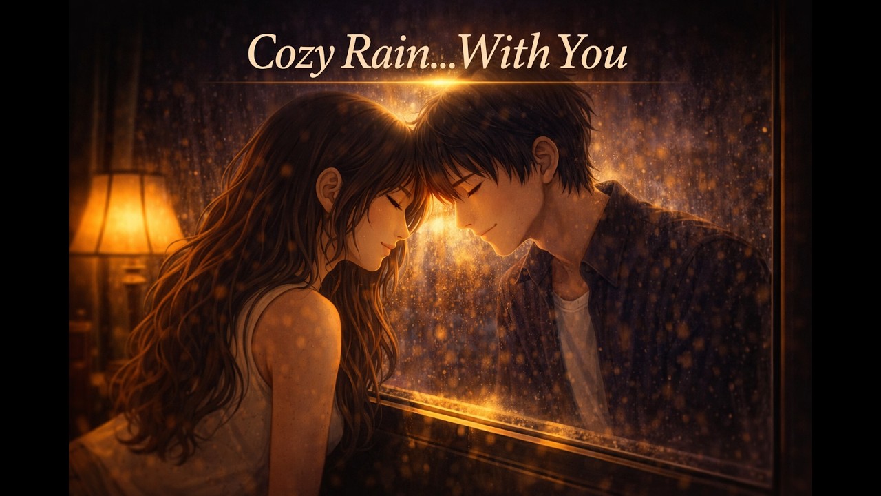 Rain on Window at Night — Cozy Rain Sounds for Sleep (8 Hours)
