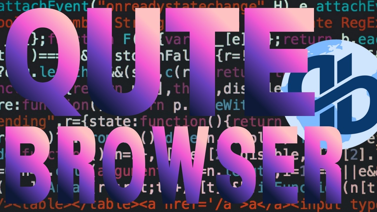 So I installed qutebrowser on NixOS