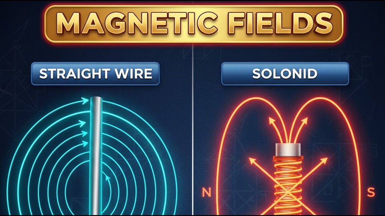 Magnetic Field of a Wire and a Solenoid - GCSE Physics Numerical