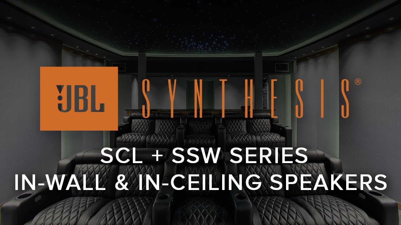 JBL Synthesis SCL/SSW In-Wall & In-Ceiling Speakers for Home Theaters