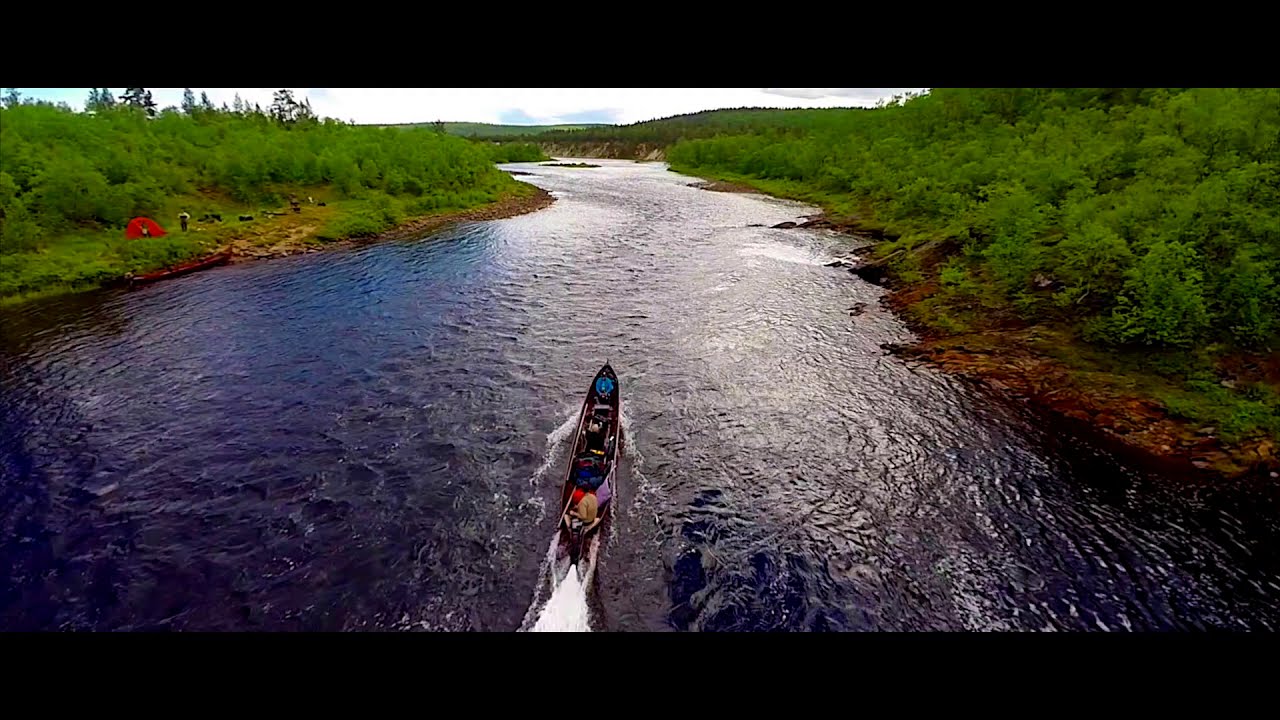 Filming med Hexacopter. Elva Karasjohka