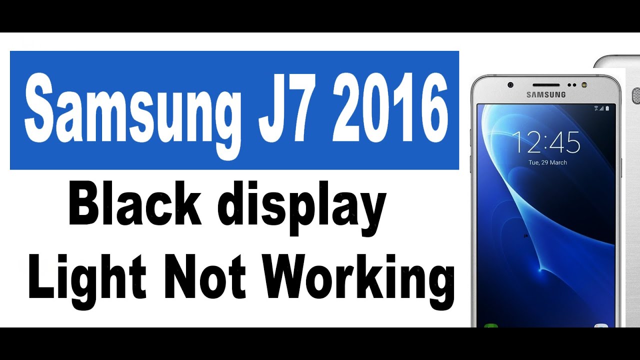 Samsung j7 6 Black display / Lcd Light Not Working| Samsung j7 2016 volume button replacement