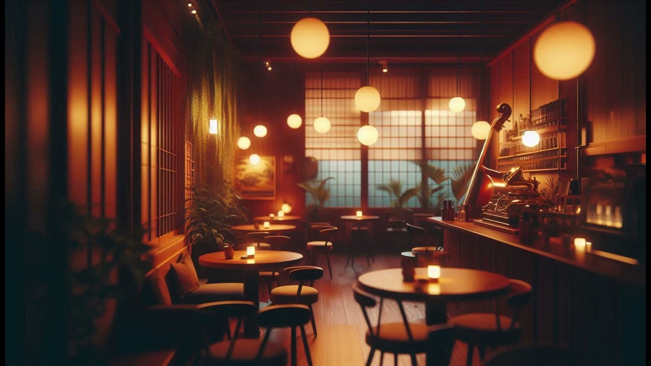 Relaxing Japanese Jazz Café ☕ Calm Bossa Nova Music for Work & Study　2/24
