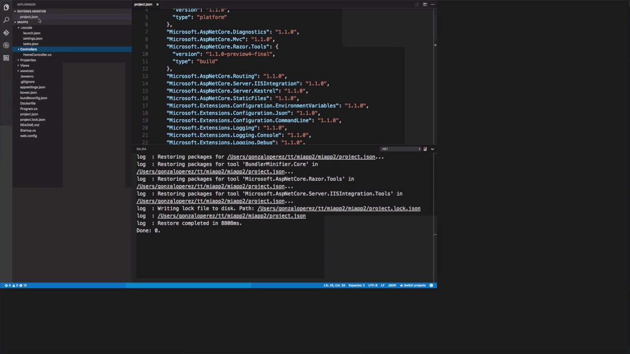 Creando una Web API Con ASP.NET Core y MongoDB