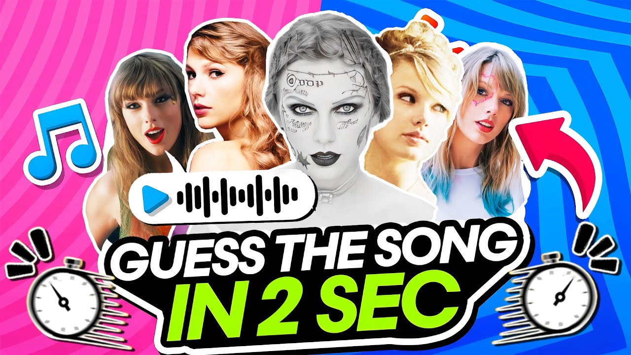 GUESS THE TAYLOR SWIFT'S SONGS BY 2 SECONDS 🎸Swiftie Test