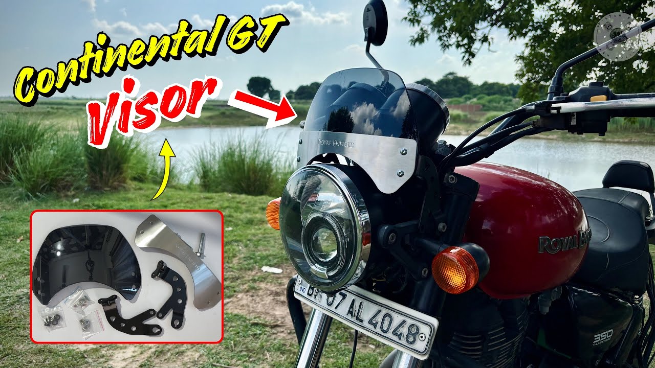 Installing GT 650 Headlight Visor in My Thunderbird 350X 🔥| DIY | Royal Enfield Modification