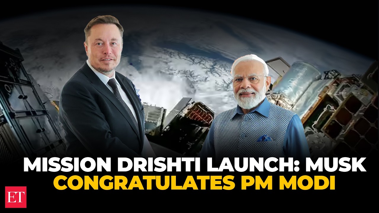Musk congratulates PM Modi on Mission Drishti, hails India&rsquo;s first OptoSAR satellite by GalaxEye