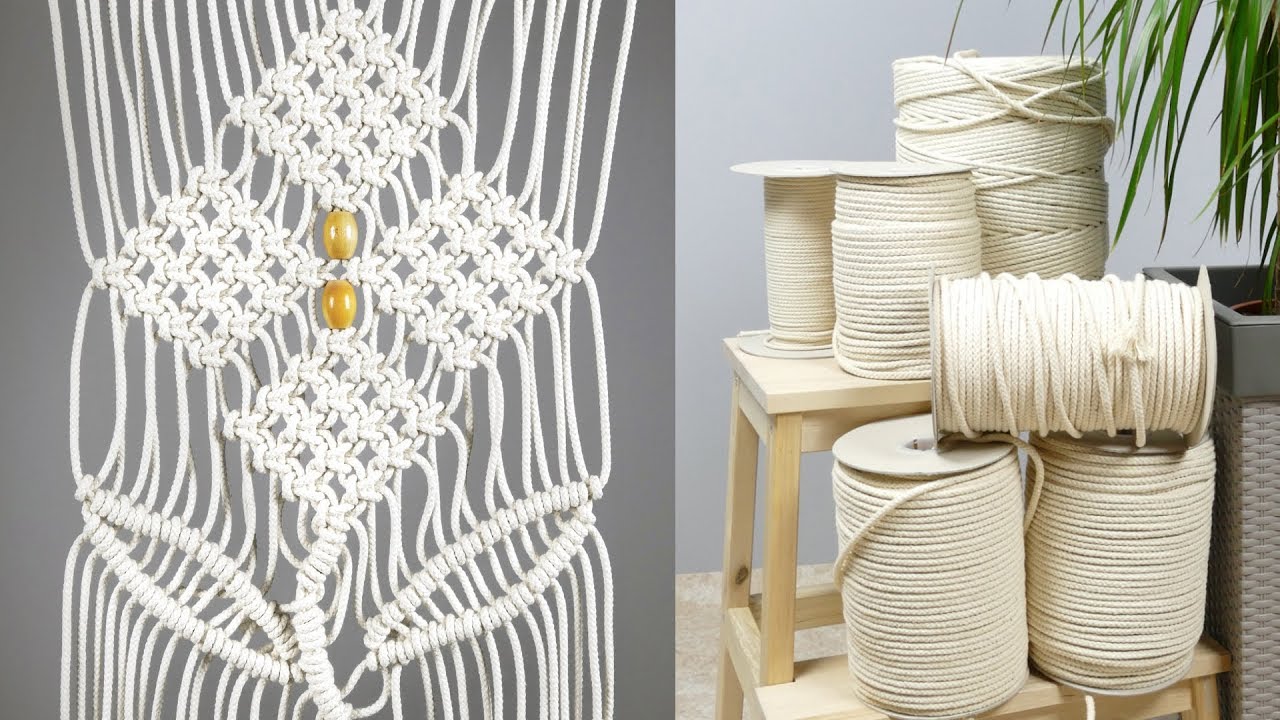 DIY Macramé Flower Wall Hanging | Easy Room Decor Tutorial