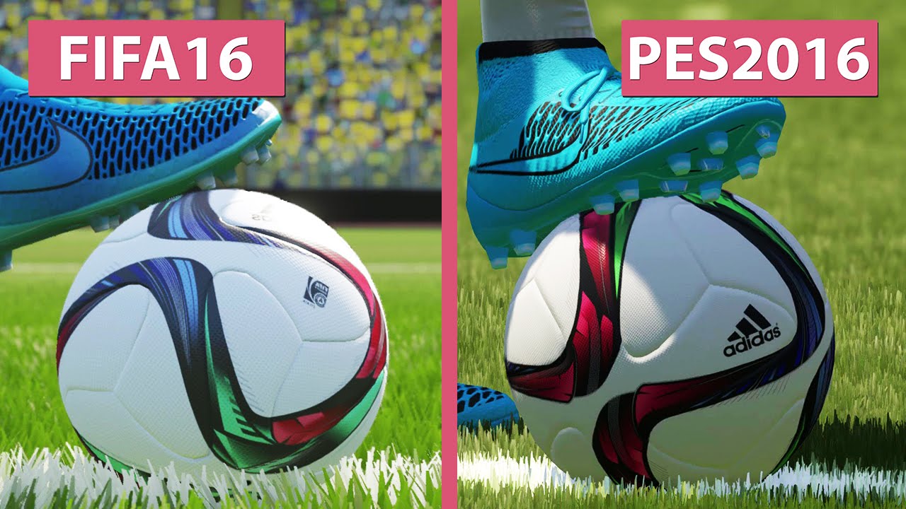 FIFA 16 vs. PES | Pro Evolution Soccer 2016 Graphics Comparison PS4 [FullHD][60fps]