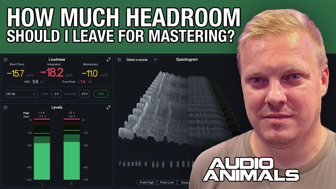 How Much Headroom Should I Leave For Mastering?