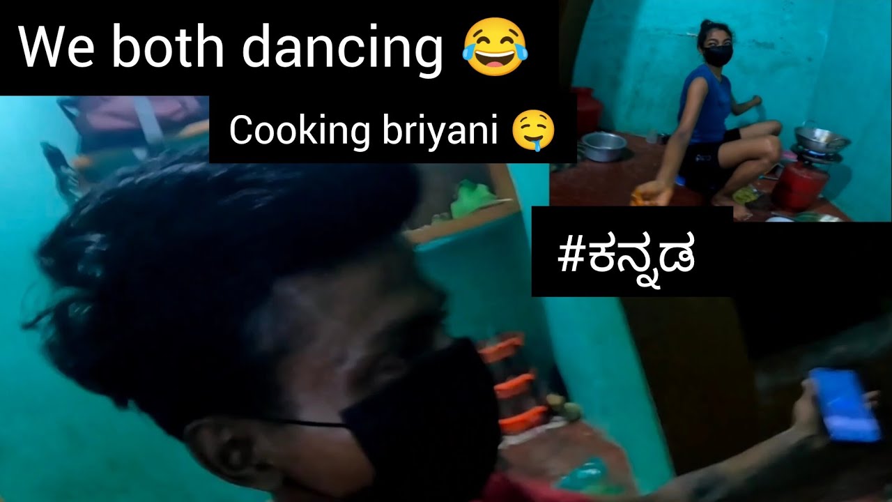 cooking briyani 🤤|heavy fun 😂|kannada vlogger