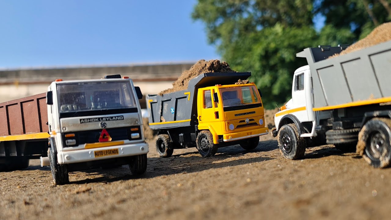 Customised Centy Toys Tata & Ahok Leyland Truck | Tipper Trucks | Truck Videos | Auto Legends