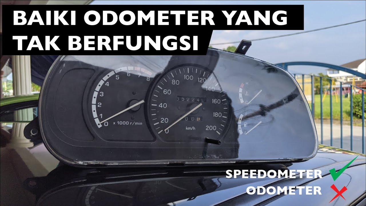 Repair Meter Proton Wira (ODOMETER TAK BERFUNGSI)