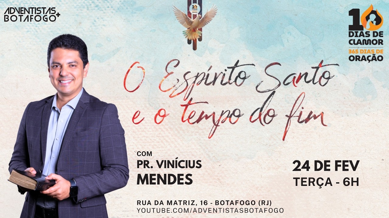 AO VIVO | 10 DIAS DE ORAÇÃO | Pr. Vinicius Mendes | Terça - Manhã - 24/2/2026