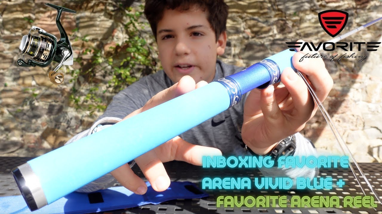 UNBOXING TROUT AREA! | Favorite Arena VIVID Blue + Favorite Arena Reel (Favorite)