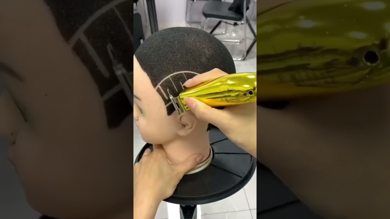 Como fazer desenho e Freestyle no cabelo #shorts