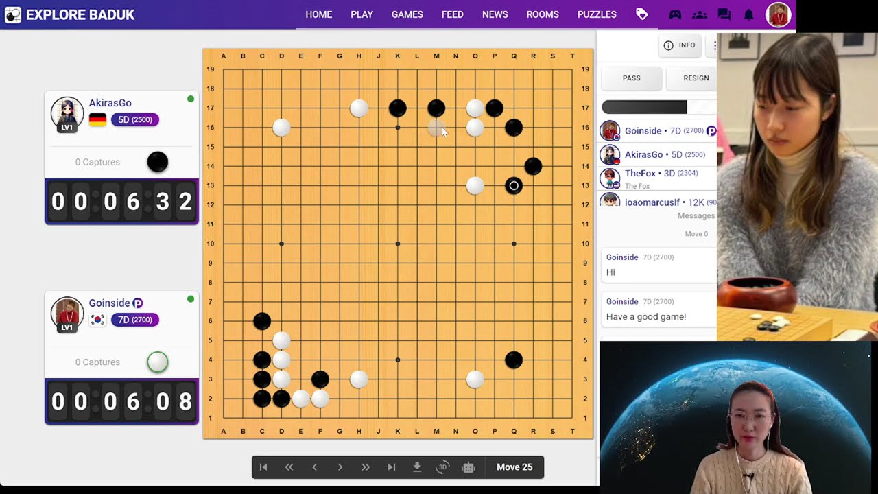 Eun Kyo Do 1p VS Akir 7Dan Fox