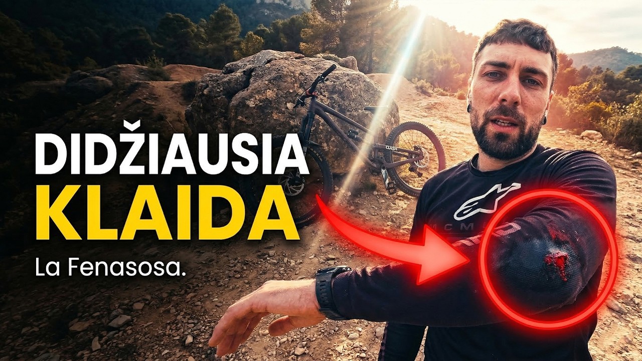 Suradome SLAPTĄ trasą La Fenasosa parke Didžiuliai šuoliai!