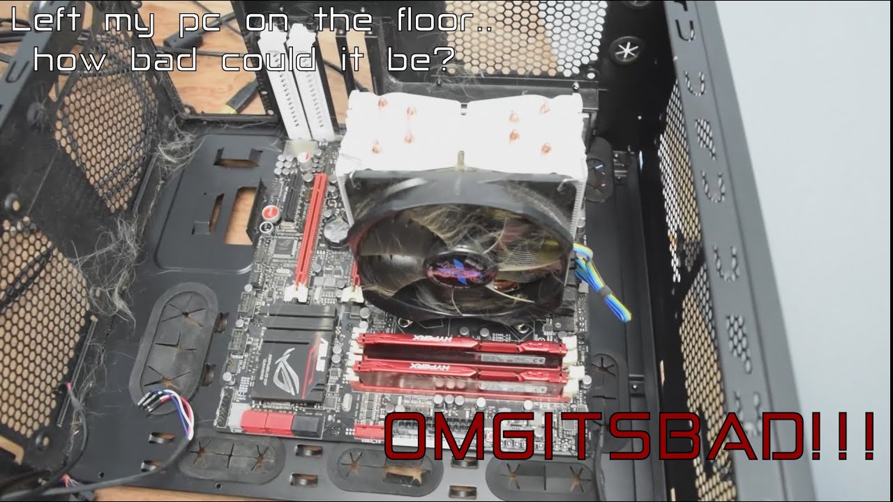 NEVER leave your PC on the floor - My first VLOG