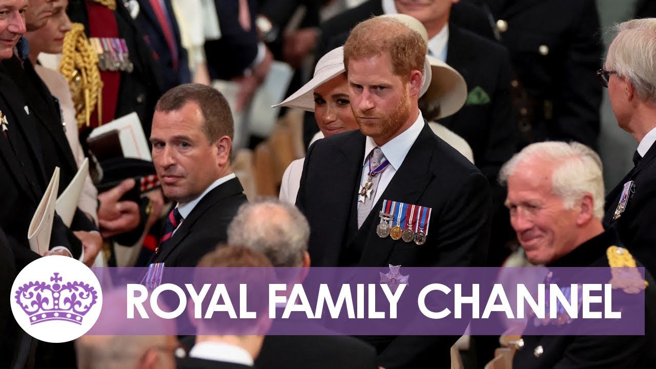 Royal Family Come Together to Honour the Queen at St Paul's