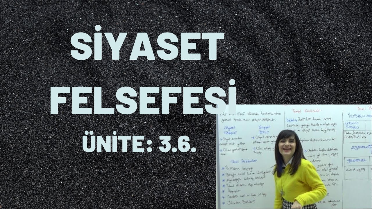 SİYASET FELSEFESİ