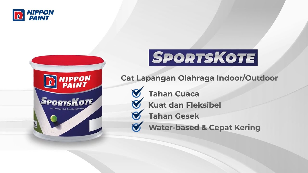 Sportskote - Cat Lapangan Olah Raga Bermutu Tinggi dari Nippon Paint