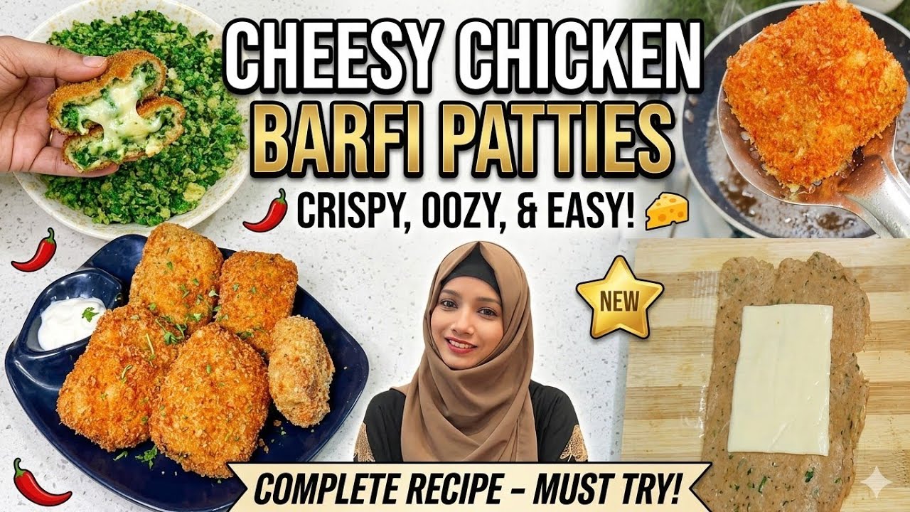 Ramadan Special Chicken Barfi Kabab 🧆 | Soft & Juicy Kabab Recipe #chickenbarfikabab #chickenkabab 
