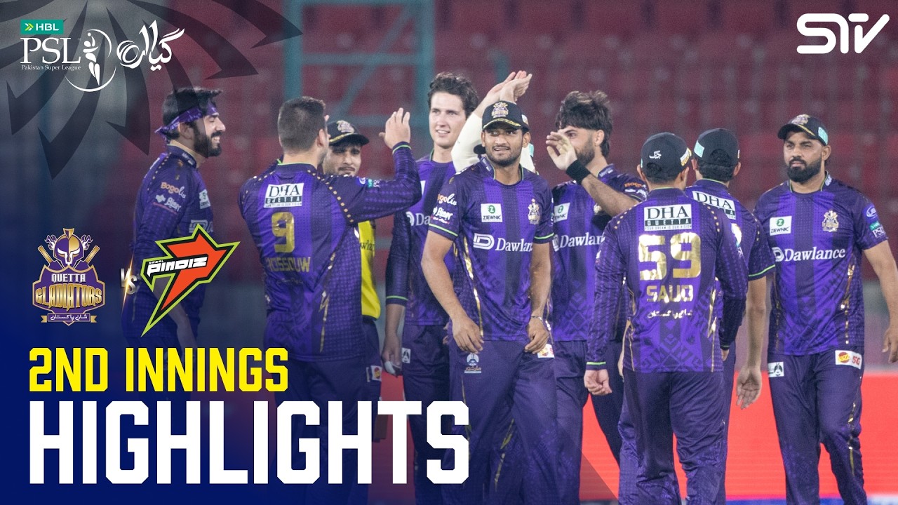 2nd Innings Highlights | Quetta Gladiators vs  Rawalpindiz | Urdu | HBL PSL 11 | Match 18 | MZB1U