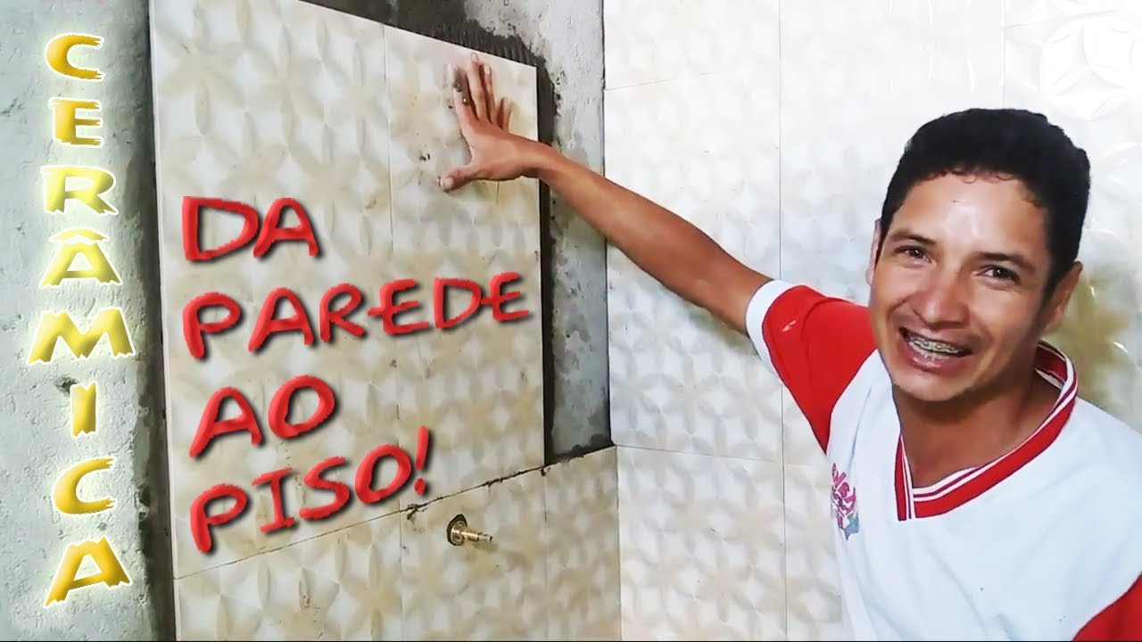 COLOQUE VOCÊ MESMO(A) | CERÂMICA da PAREDE ao PISO no BANHEIRO!