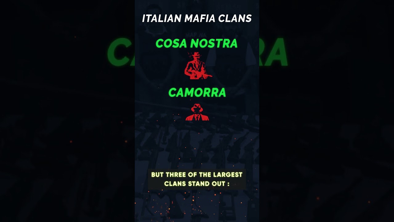 Italian Mafia: Clans & Loyalty | #drugs #Italy#cannabis #police #crime #cartels #mafia #news #fact